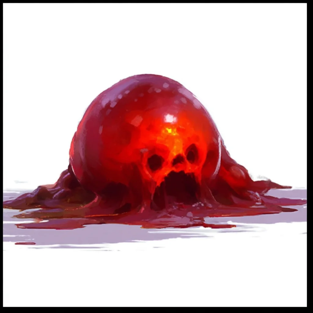 Gelee Rouge - Monstre Standard Daggerheart SRD Tier 1 | Bestiaire JDR